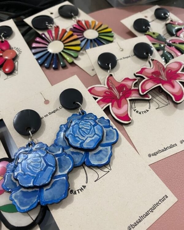 Aretes grandes personalizados