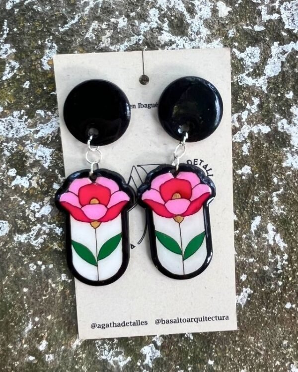 Aretes medianos personalizados