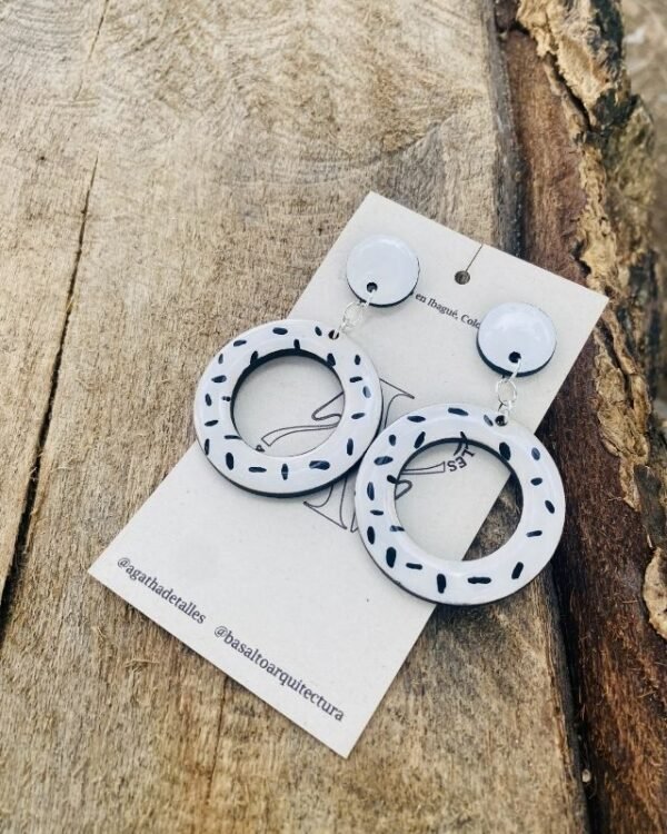 Aretes medianos personalizados