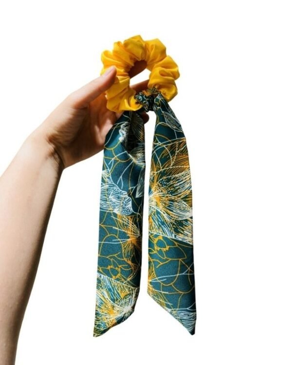 Scrunchies con moño
