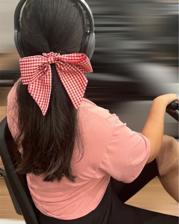 Scrunchies con moño