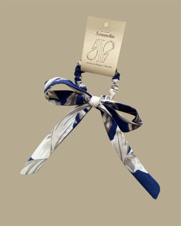 Scrunchies con moño