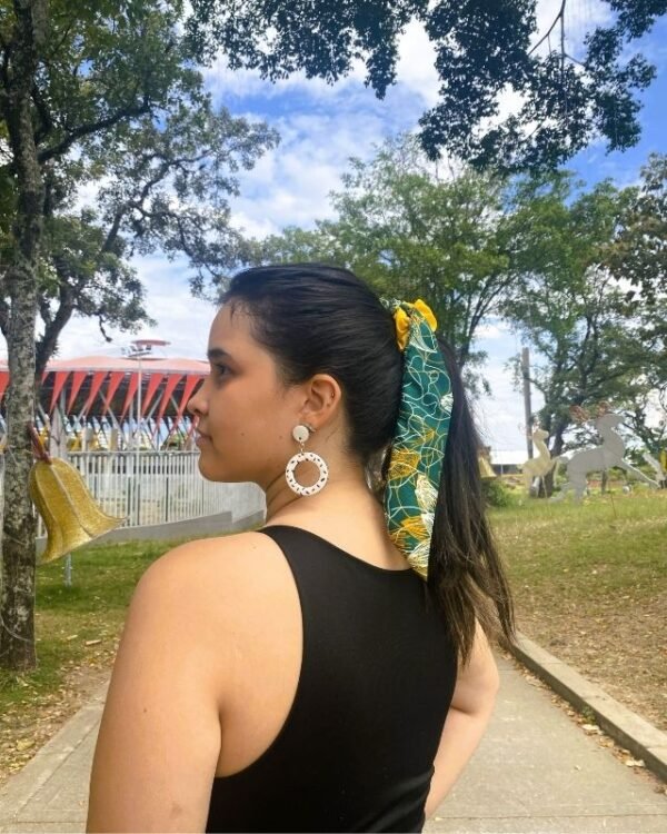 Scrunchies con moño