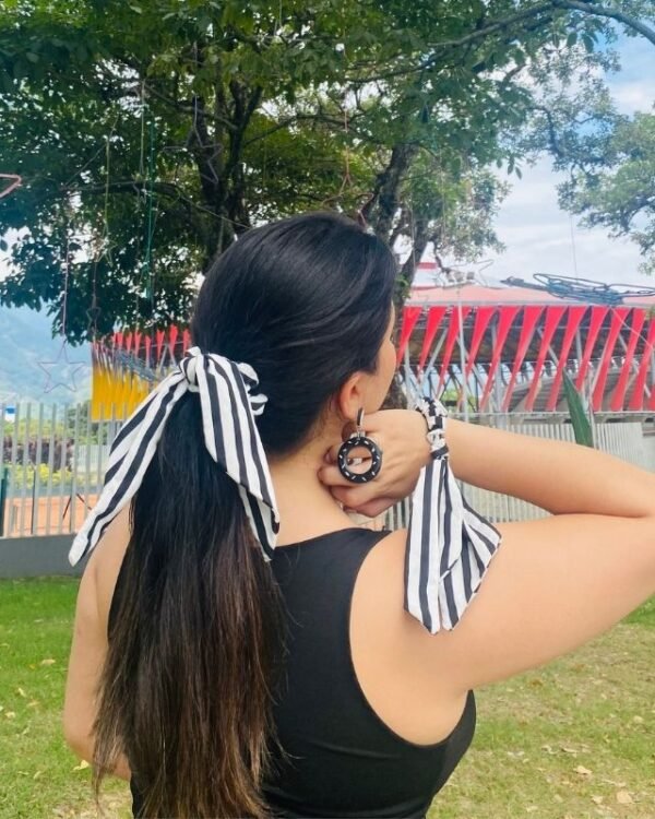 Scrunchies con moño