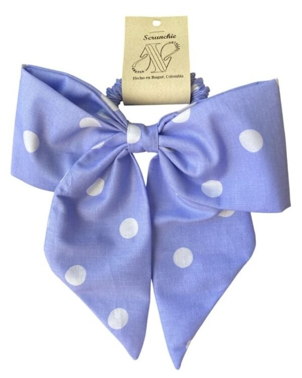 Scrunchies con moño